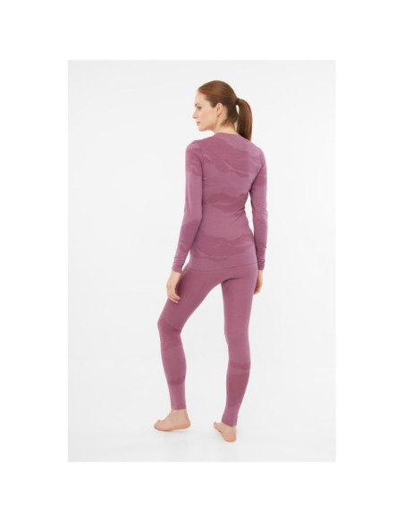 Bielizna damska viking gasher lady set merino roz. m różowa