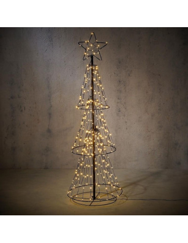 Choinka dekoracyjna 310 led ciepły biały 150 cm luca