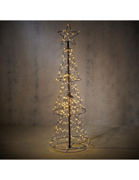 Choinka dekoracyjna 310 led ciepły biały 150 cm luca