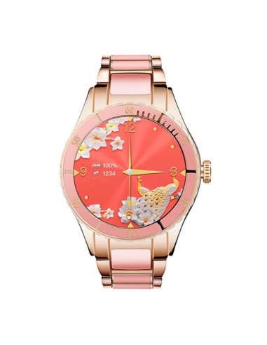 Smartwatch damski rubicon rnce82 różowy