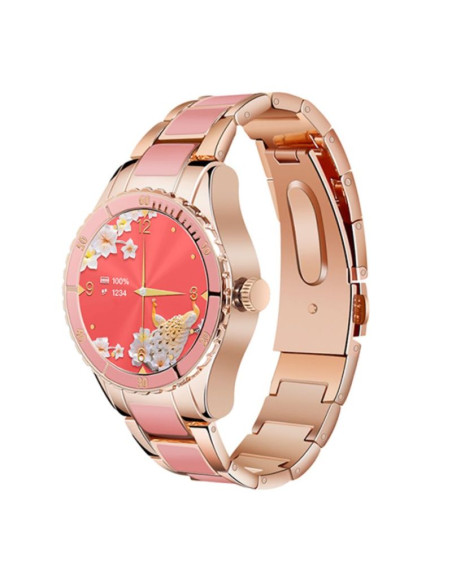 Smartwatch damski rubicon rnce82 różowy