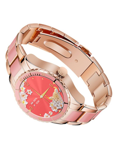 Smartwatch damski rubicon rnce82 różowy