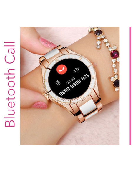 Smartwatch damski rubicon rnce82 różowy