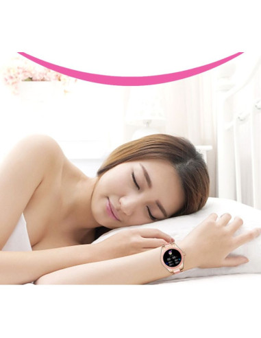 Smartwatch damski rubicon rnce82 różowy