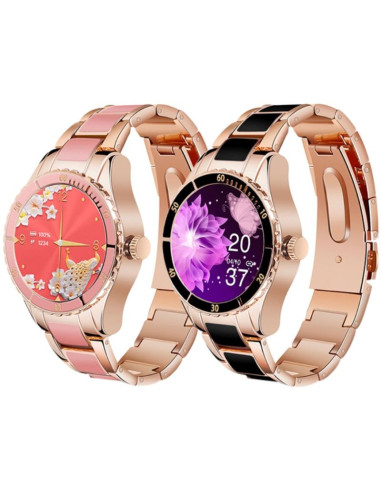 Smartwatch damski rubicon rnce82 różowy