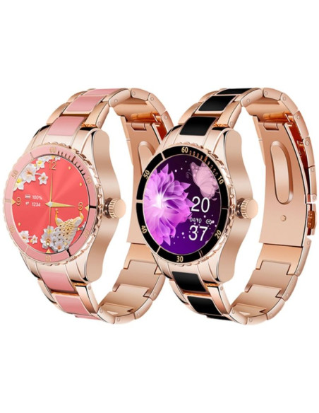 Smartwatch damski rubicon rnce82 różowy