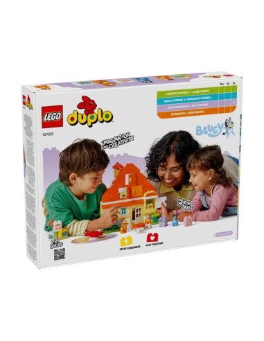 Lego duplo bluey 10459 dom rodzinny blue z grą pamięciową
