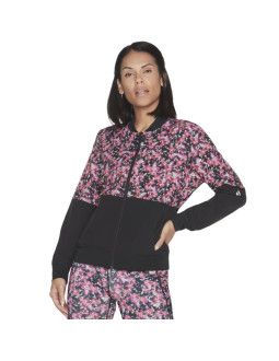 Skechers fantasy fields reversible bomber jacket wja314-bkrb różowe m