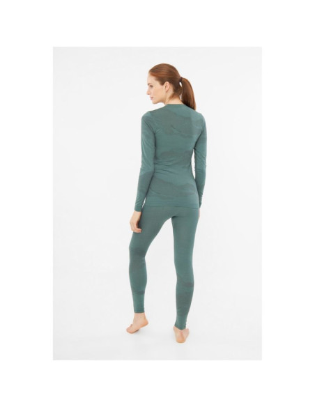 Bielizna damska viking gasher lady set merino roz. s zielona