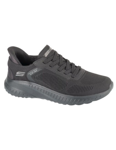 Skechers slip-ins: bobs squad chaos - solid step 118312-bbk czarne 42,5
