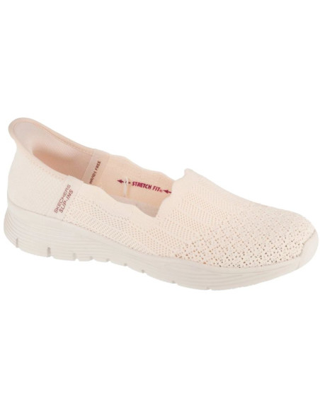 Skechers slip-ins: seager - believe it 158980-ofwt beżowe 35,5
