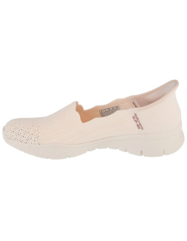 Skechers slip-ins: seager - believe it 158980-ofwt beżowe 35,5