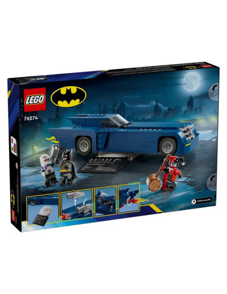 Lego super heroes 76274 batman z batmobilem kontra harley quinn i mr. freeze