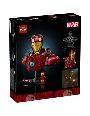 Lego marvel 76327 popiersie iron mana mk4