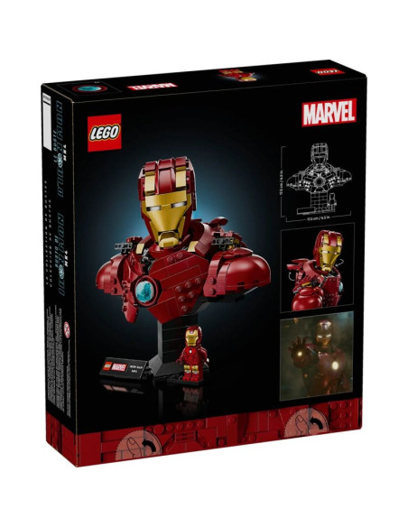 Lego marvel 76327 popiersie iron mana mk4