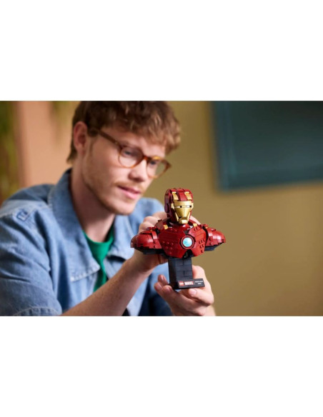 Lego marvel 76327 popiersie iron mana mk4