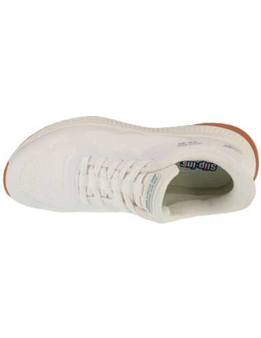 Skechers slip-ins: bobs squad 4 - staple look 117624-wht białe 39