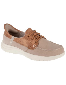 Skechers slip-ins: on-the-go flex - palmilla 136536-tpe beżowe 36