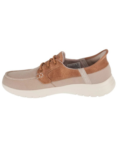 Skechers slip-ins: on-the-go flex - palmilla 136536-tpe beżowe 36