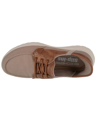 Skechers slip-ins: on-the-go flex - palmilla 136536-tpe beżowe 36