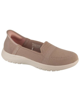 Skechers slip-ins on the go flex - camellia 138181-tpe beżowe 36