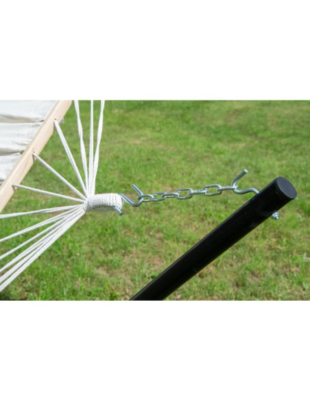 Stelaż stojak do hamaka metalowy 374x91x111cm