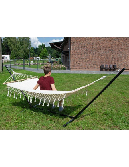 Stelaż stojak do hamaka metalowy 374x91x111cm