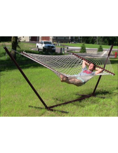 Stelaż stojak do hamaka metalowy 374x91x111cm