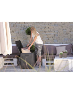 Skrzynia ogrodowa 290l boxe rato plus brąz