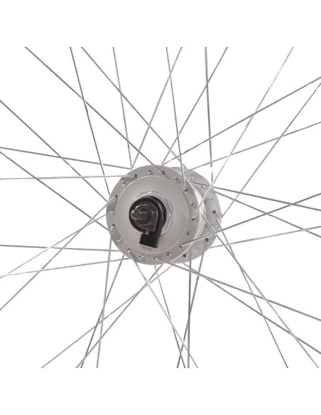 Koło 28 cali przód z piastą shimano obręcz czarna