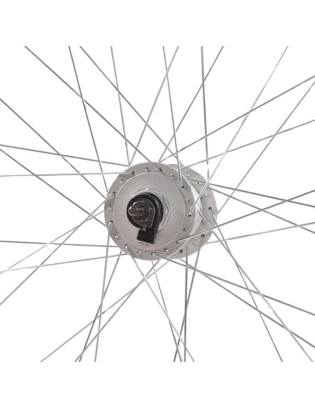 Koło 28 cali przód z piastą shimano obręcz czarna