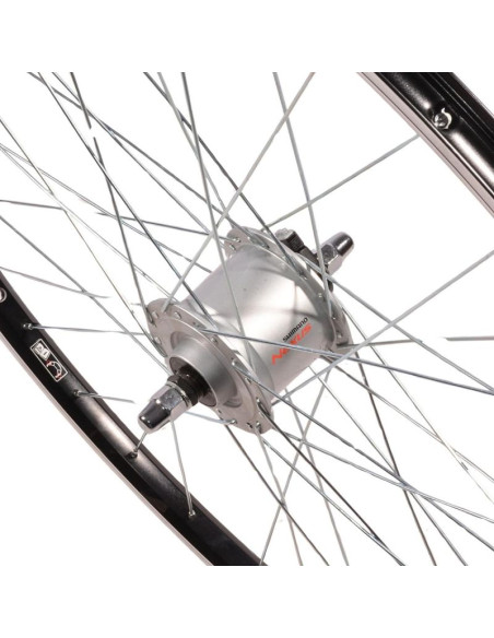 Koło 28 cali przód z piastą shimano obręcz czarna