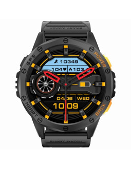 Smartwatch męski gravity gps gt24-2 czarny pasek silikonowy + biały pasek silikonowy 2