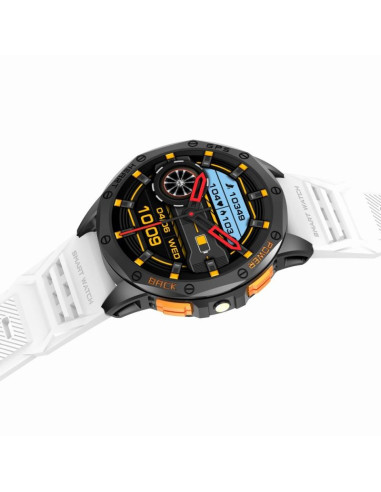 Smartwatch męski gravity gps gt24-2 czarny pasek silikonowy + biały pasek silikonowy