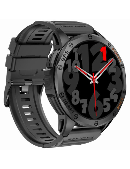 Smartwatch męski gravity gps gt24-2 czarny pasek silikonowy + biały pasek silikonowy