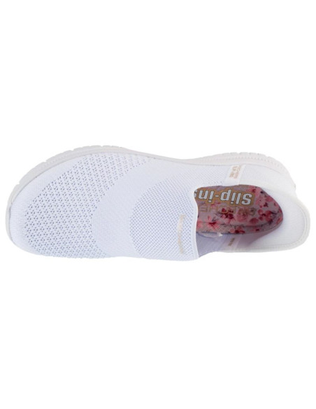 Skechers slip-ins: virtue - sleek 104425-wht białe 36