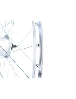 Koło 28 cali przód z piastą shimano obręcz srebrna 2