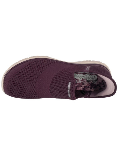 Skechers slip-ins: virtue - sleek 104425-wine bordowe 36