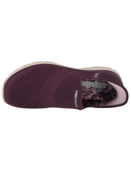 Skechers slip-ins: virtue - sleek 104425-wine bordowe 36