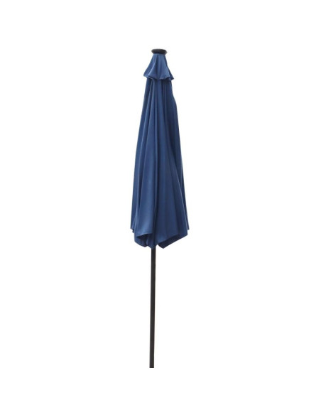 Parasol ogrodowy z oświetleniem led 300cm granatowy