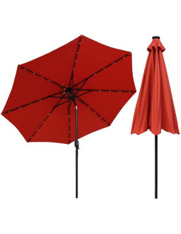 Parasol ogrodowy z oświetleniem led 300cm coccora