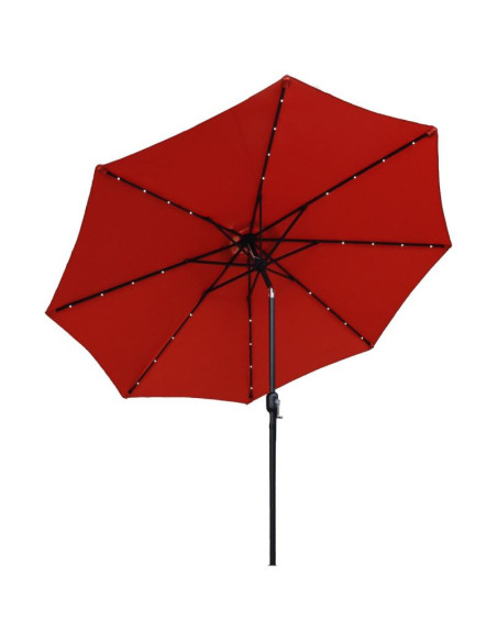 Parasol ogrodowy z oświetleniem led 300cm coccora