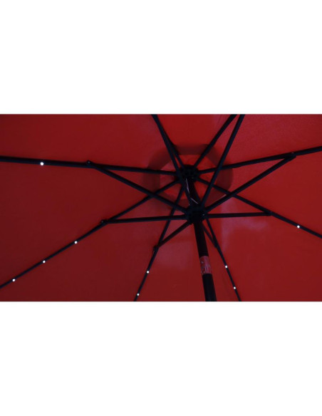 Parasol ogrodowy z oświetleniem led 300cm coccora