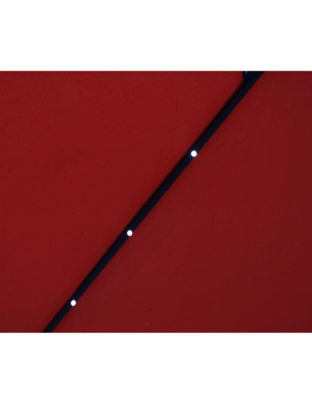 Parasol ogrodowy z oświetleniem led 300cm coccora