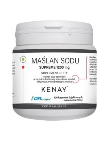 Maślan Sodu Supreme 1200 Mg (300 Kaps.)
