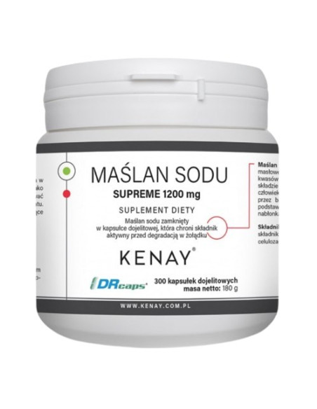 Maślan Sodu Supreme 1200 Mg (300 Kaps.)