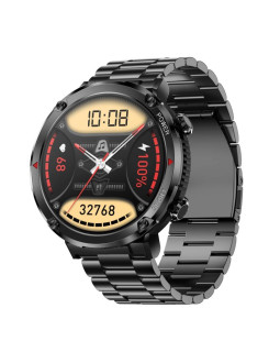 Smartwatch gravity gt21-1+ czarny pasek silikonowy 2