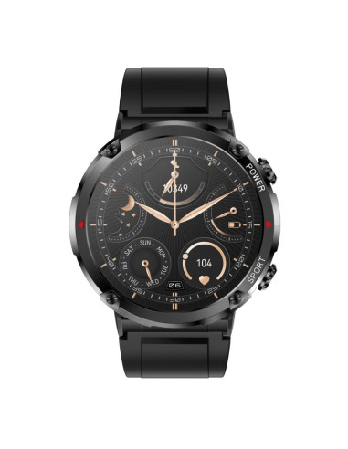 Smartwatch gravity gt21-1+ czarny pasek silikonowy