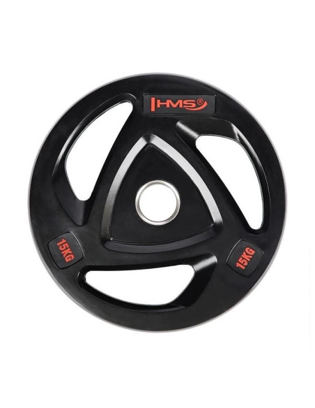 Talerz olimpijski ogumowany 15 kg hms tox15