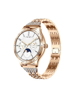 Smartwatch damski veltori vt350-1 bransoleta różowe złoto 2